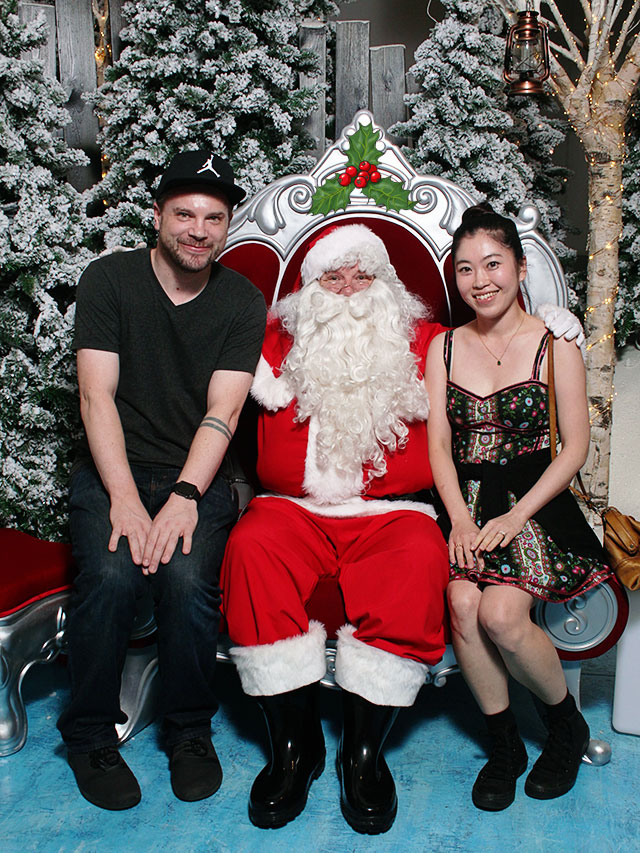 With Santa